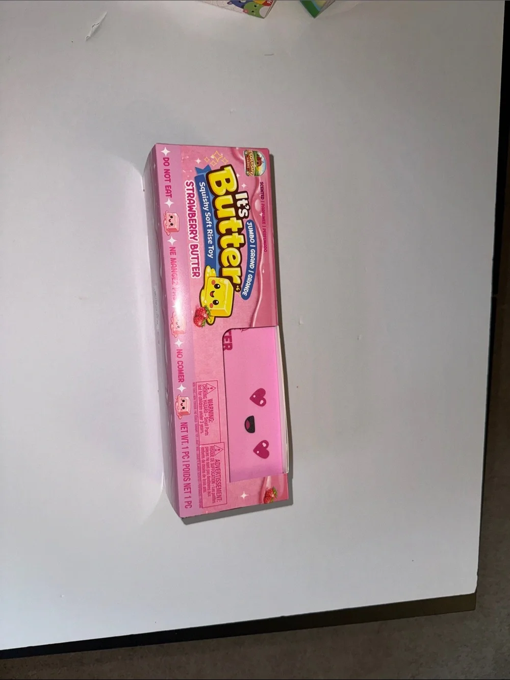 Butter Pink Strawberry scented  Butter Squishy Soft Rise Toy